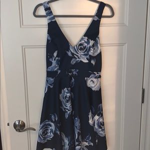 Blue floral dress NWT